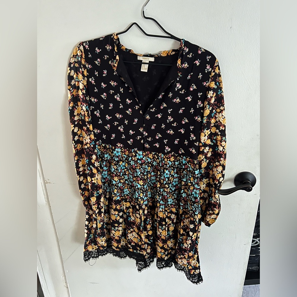 Forever 21 multicolor floral dress